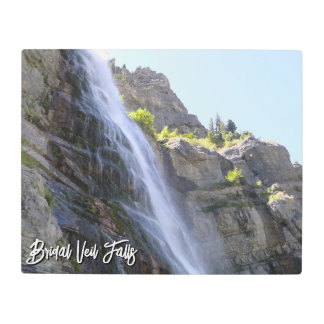 Impresión En Metal Bridal Veil Falls  Metal Print