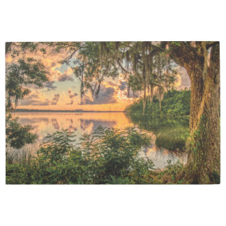 Impresión En Metal Brillo dorado