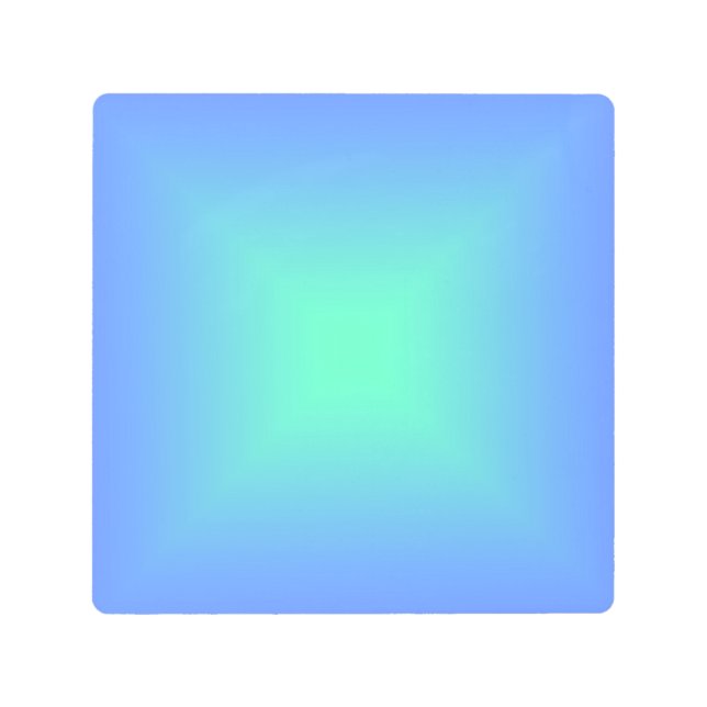 Impresión En Metal Brillo holográfico brillante azul a verde aguamari (Anverso)