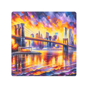 IMPRESIÓN EN METAL BROOKLYN BRIDGE