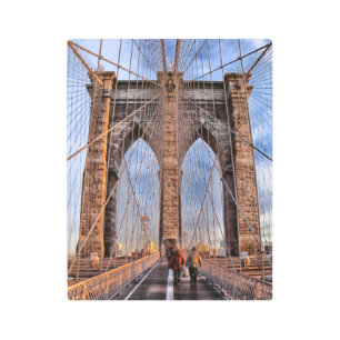 Impresión En Metal Brooklyn Bridge New York