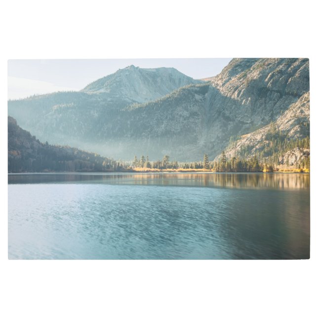 Impresión En Metal Buenos días en el lago Silver (Anverso)