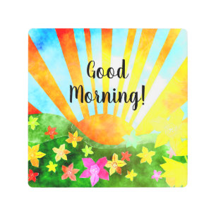 Impresión En Metal ¡Buenos días! Sunny Day Boho