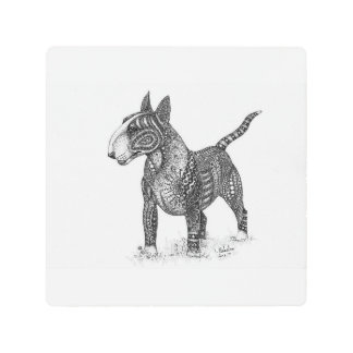 Impresión En Metal Bullterrier art work