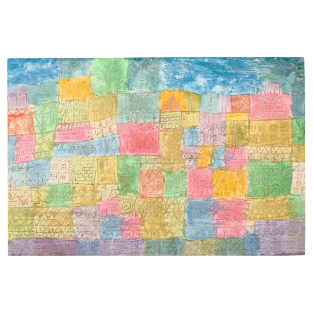 Impresión En Metal Bunte Landschaft - Paul Klee (Anverso)