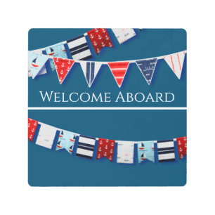 Impresión En Metal Bunting Nautical