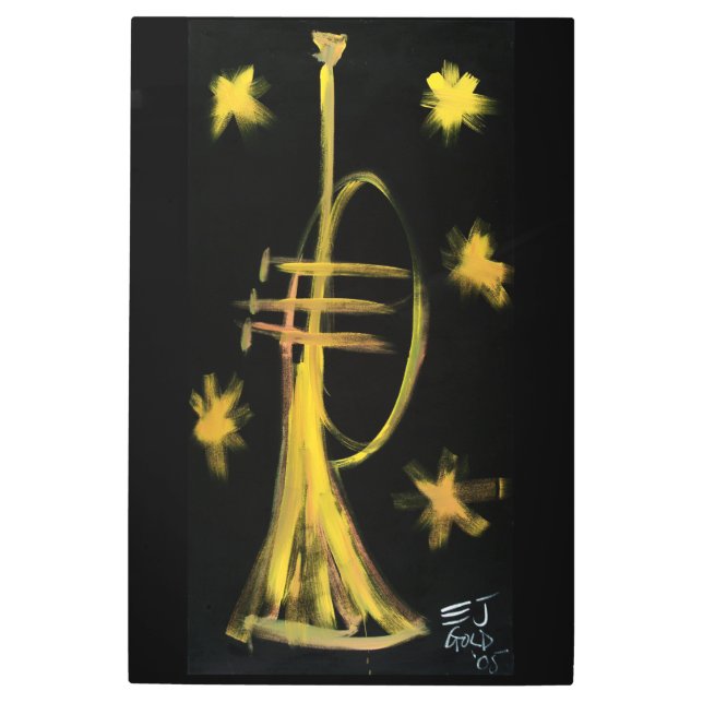 Impresión En Metal Byrd en un cable (Anverso)