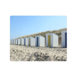 Impresión En Metal Cabañas de playa, Cadzand-Bad, Países Bajos
