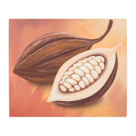 Impresión En Metal Cacao Pod