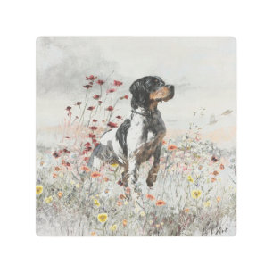 Impresión En Metal Cacería española en Bretaña