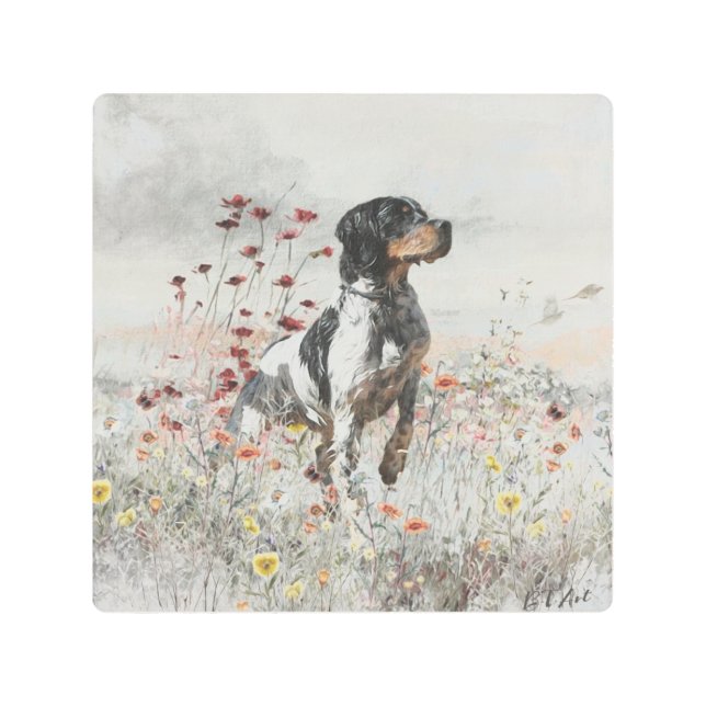 Impresión En Metal Cacería española en Bretaña (Anverso)