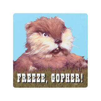 Impresión En Metal Caddyshack | ¡Congelación, Gopher!