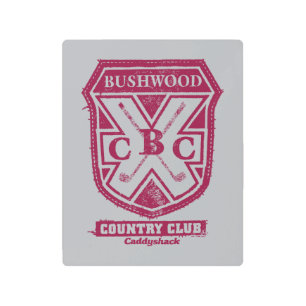 Impresión En Metal Caddyshack   Escudo del club de campo Bushwood