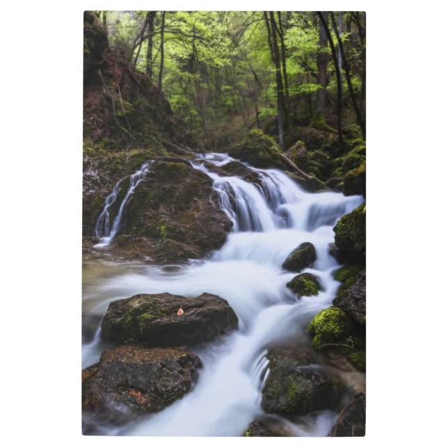 Impresión En Metal Caída de agua mágica en desfiladero Infierno (Anverso)