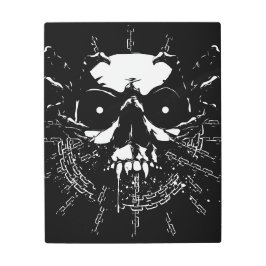 Impresión En Metal Calavera