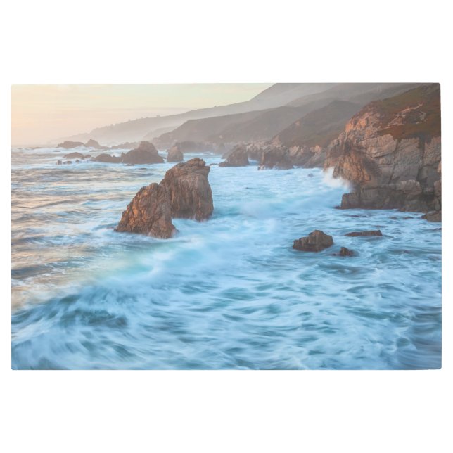 Impresión En Metal California Coast Sunset (Anverso)