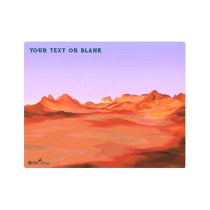 Impresión En Metal Calle del desierto