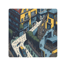 Impresión En Metal Calle San Francisco