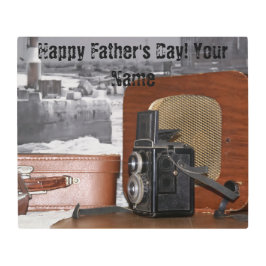 Impresión En Metal Cámara de vídeo analógica retro