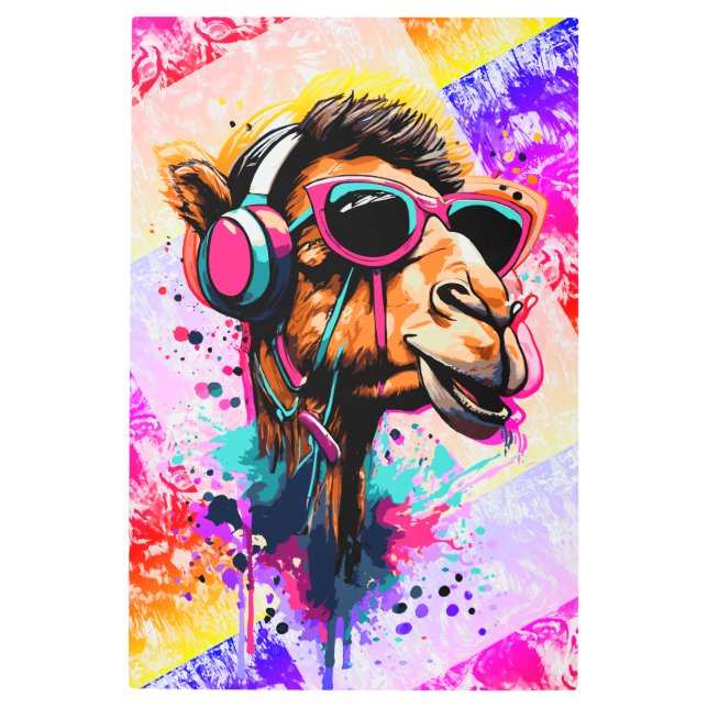 Impresión En Metal Camello Cute - Pintura de Dromedary de Guay (Anverso)