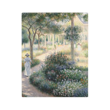 Camille Monet en el jardín de Argenteuil