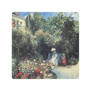 Impresión En Metal Camille Pissarro Pontoise Garden