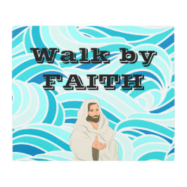 Impresión En Metal Caminar por la fe