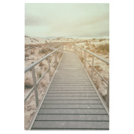 Impresión En Metal Caminata de bodas de las arenas blancas