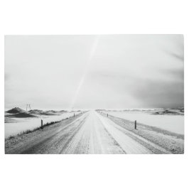 Impresión En Metal Camino abierto congelado