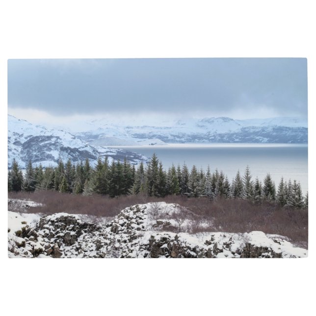 Impresión En Metal Camino abierto congelado (Anverso)