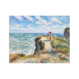 Impresión En Metal Camino acantilado en Pourville