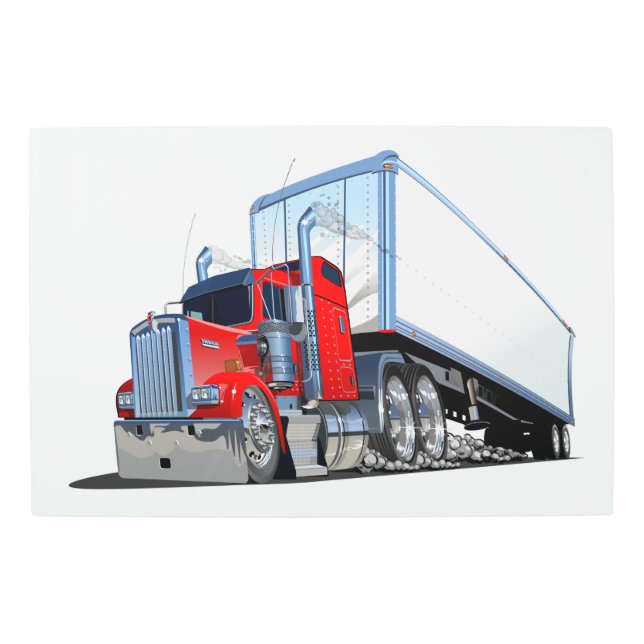 Impresión En Metal camión personalizado (Anverso)