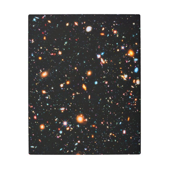 Impresión En Metal Campo profundo extremo de Hubble (Anverso)