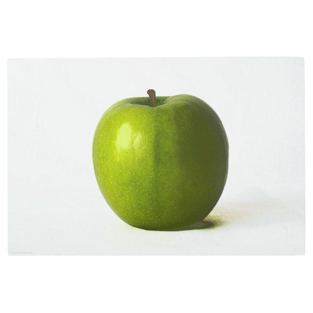 Impresión En Metal Cana de madera de Apple verde 36x24 (90x60cm) (Anverso)