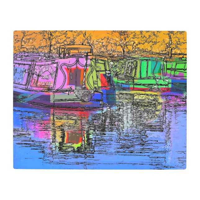 IMPRESIÓN EN METAL CANAL BOATS (Anverso)