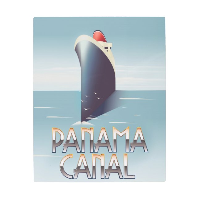 Impresión En Metal Canal de Panamá (Anverso)