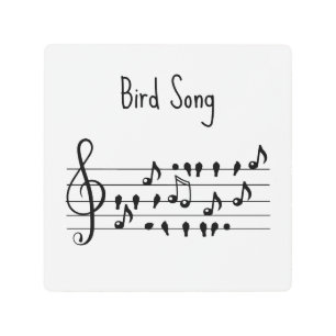 Impresión En Metal Canción de pájaro, pájaros en línea