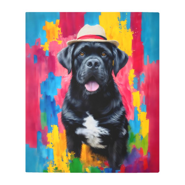 Impresión En Metal Cane Corso (Anverso)