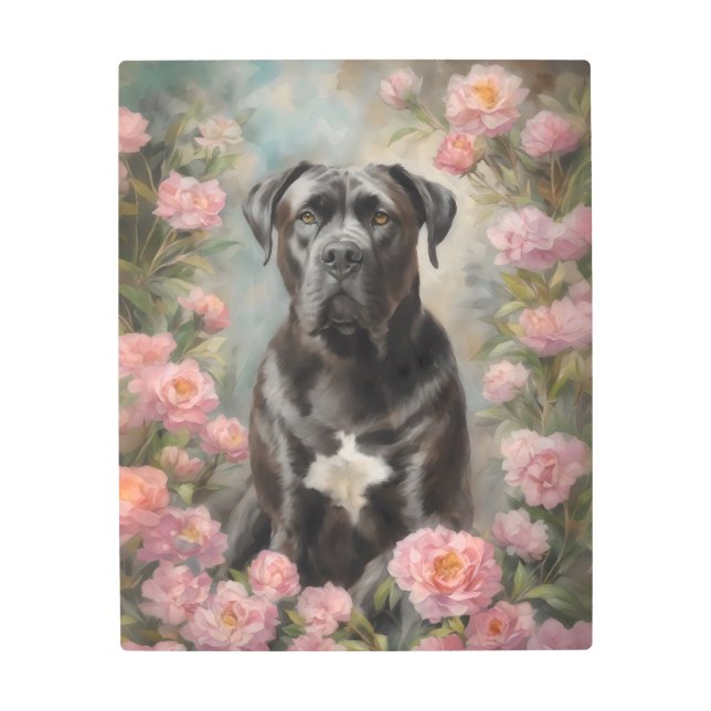 Impresión En Metal Cane Corso Italian Mastiff (Anverso)