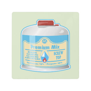 Impresión En Metal Cañón de combustible para cocina de campamento pro