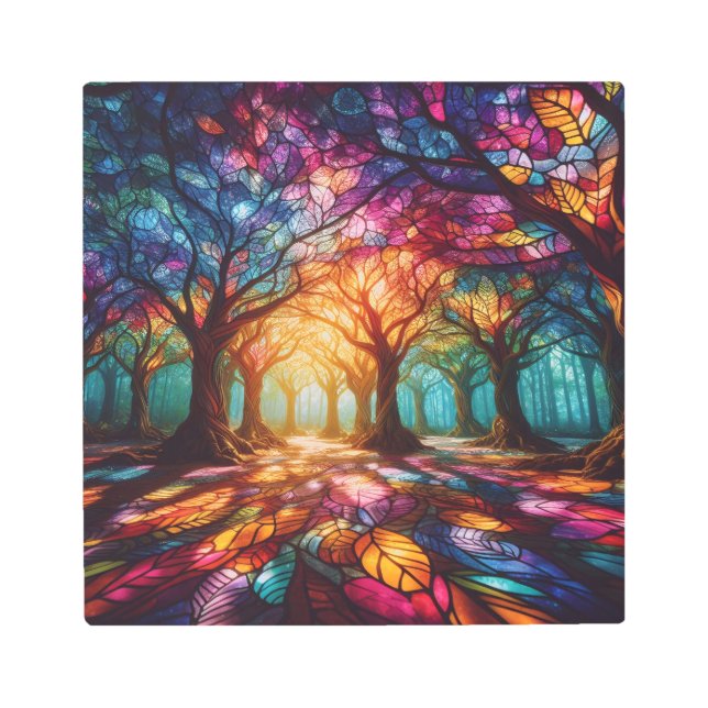 Impresión En Metal Canopy Kaleidoscópico: el camino de un soñador (Anverso)