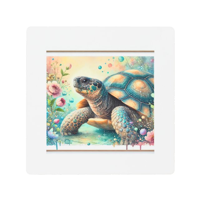 Impresión En Metal Cantors giant softshell turtle 060824AREF136 - Wat (Anverso)