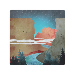 Impresión En Metal Canyon Birds