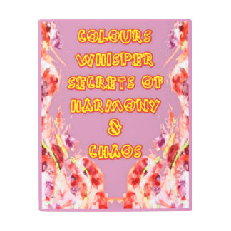 Impresión En Metal caos de armonía