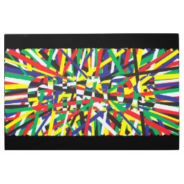 Impresión En Metal Caos en las prisiones