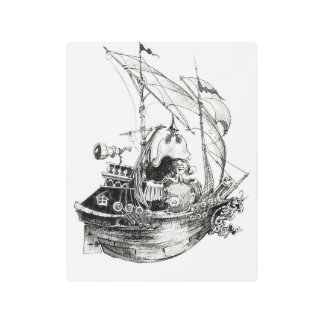 Impresión En Metal Capitán