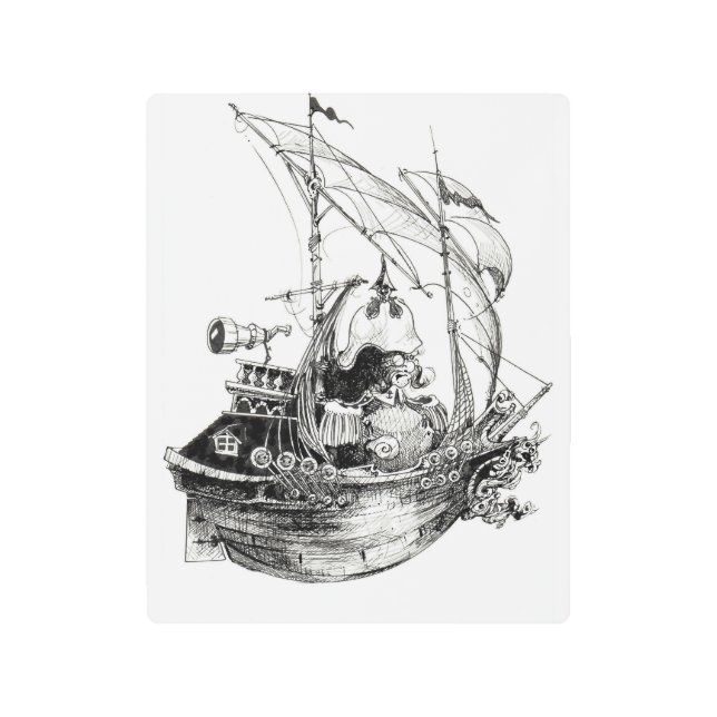 Impresión En Metal Capitán (Anverso)