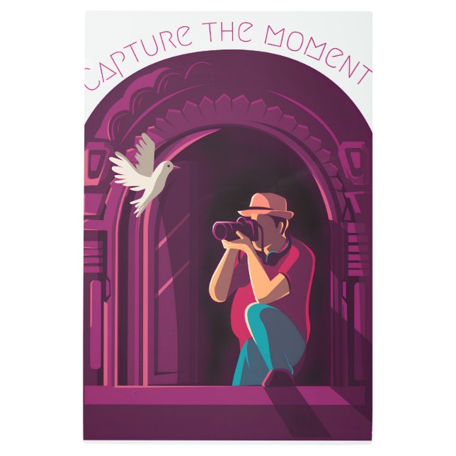 Impresión En Metal Capturar el momento (Anverso)