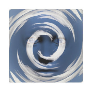 Impresión En Metal Cara en el túnel de nubes