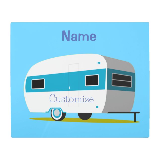 Impresión En Metal Caravana RV Thunder_Cove (Anverso)